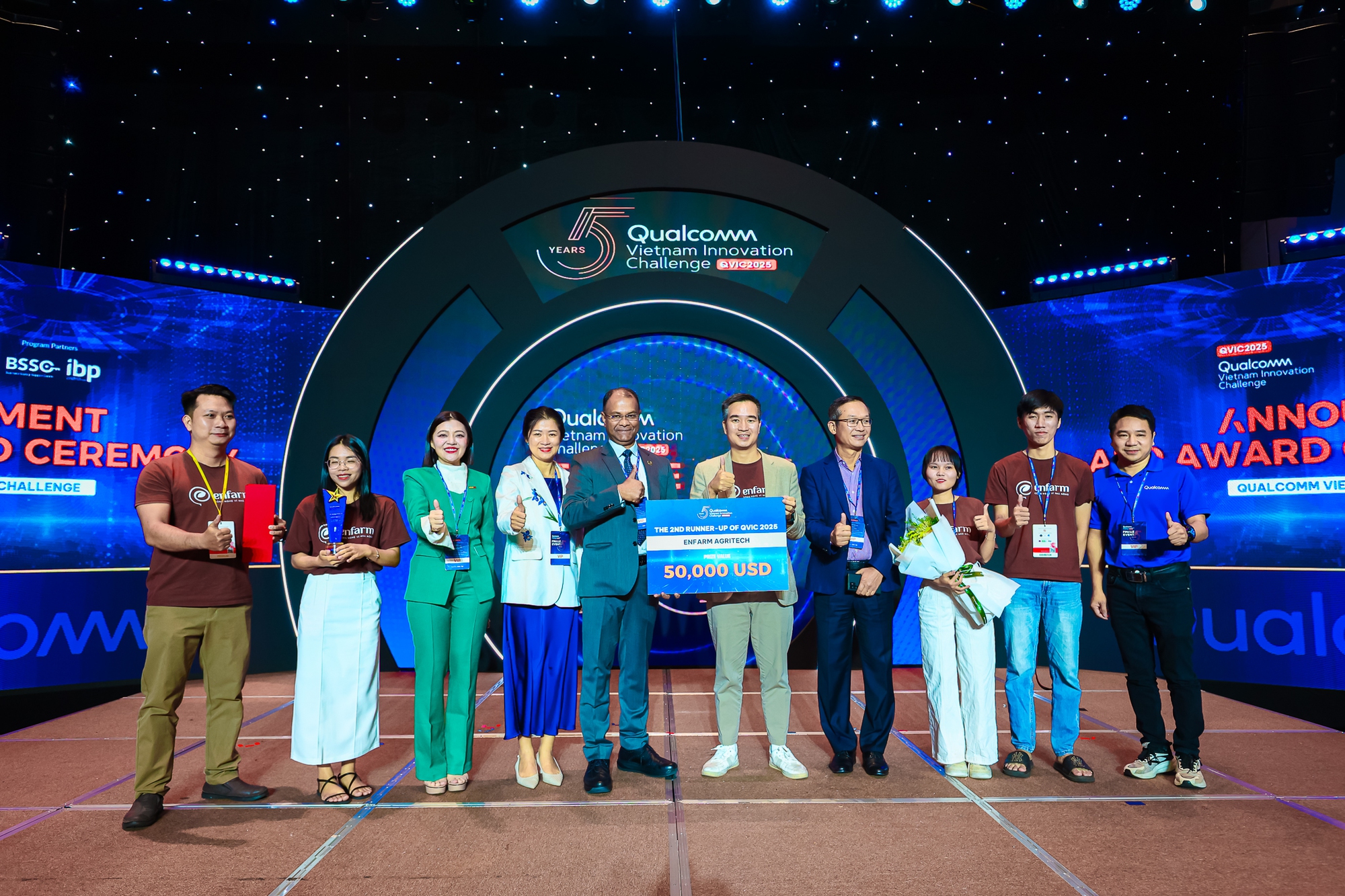 Enfarm Agritech đạt giải ba Đội Enfarm Agritech