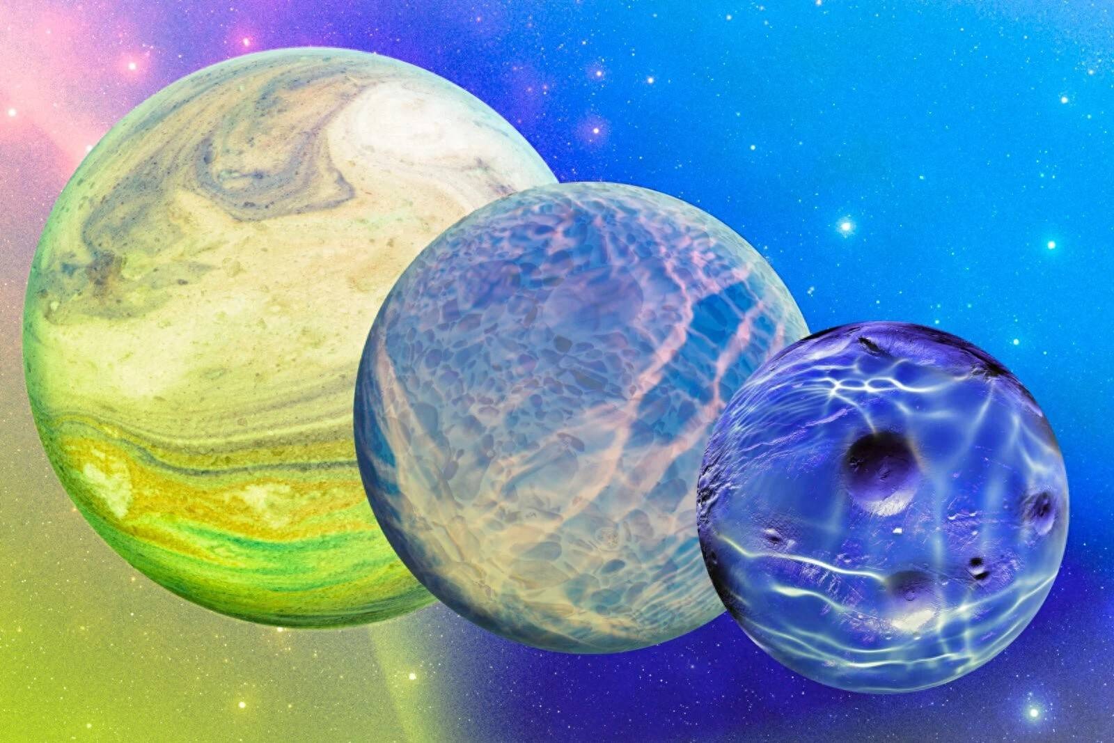 Làm sao sự sống ngoài hành tinh có thể tồn tại nếu không có nước?- Ảnh 1. Hình minh họa chất lỏng ion và môi trường ngoài hành tinh