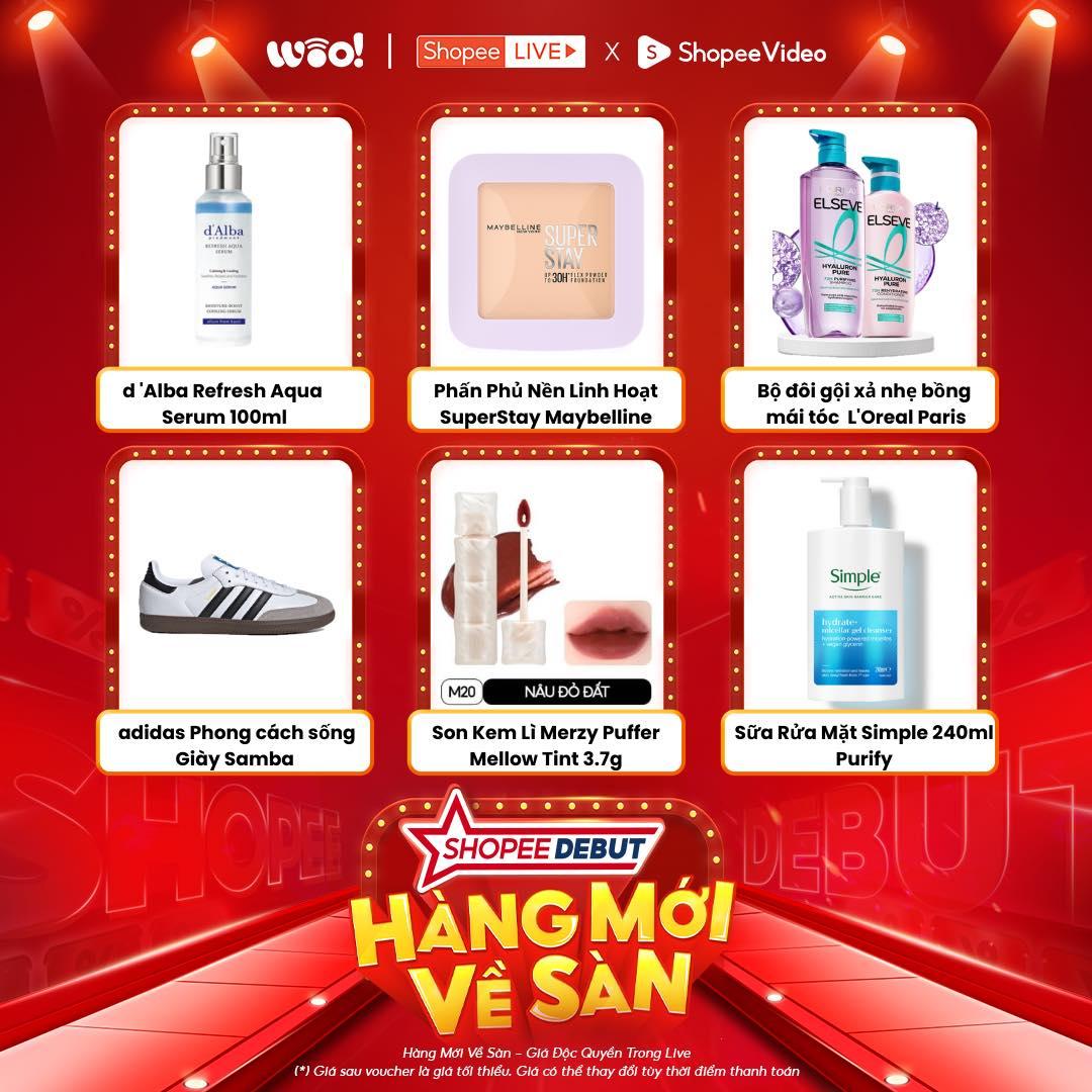 Shopee Debut: Sân khấu ra mắt hoành tráng của hàng ngàn sản phẩm mới- Ảnh 3. Hàng nghìn sản phẩm 'chào sân' tại Shopee Debut trong tháng 9, nổi bật với loạt deal giảm sâu từ các thương hiệu lớn.