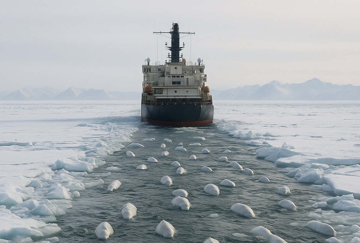 Hình ảnh ghi lại khoảnh khắc lịch sử trong Chiến dịch Beluga Cảnh tượng đàn cá voi trắng vượt qua lớp băng nhờ âm nhạc cổ điển