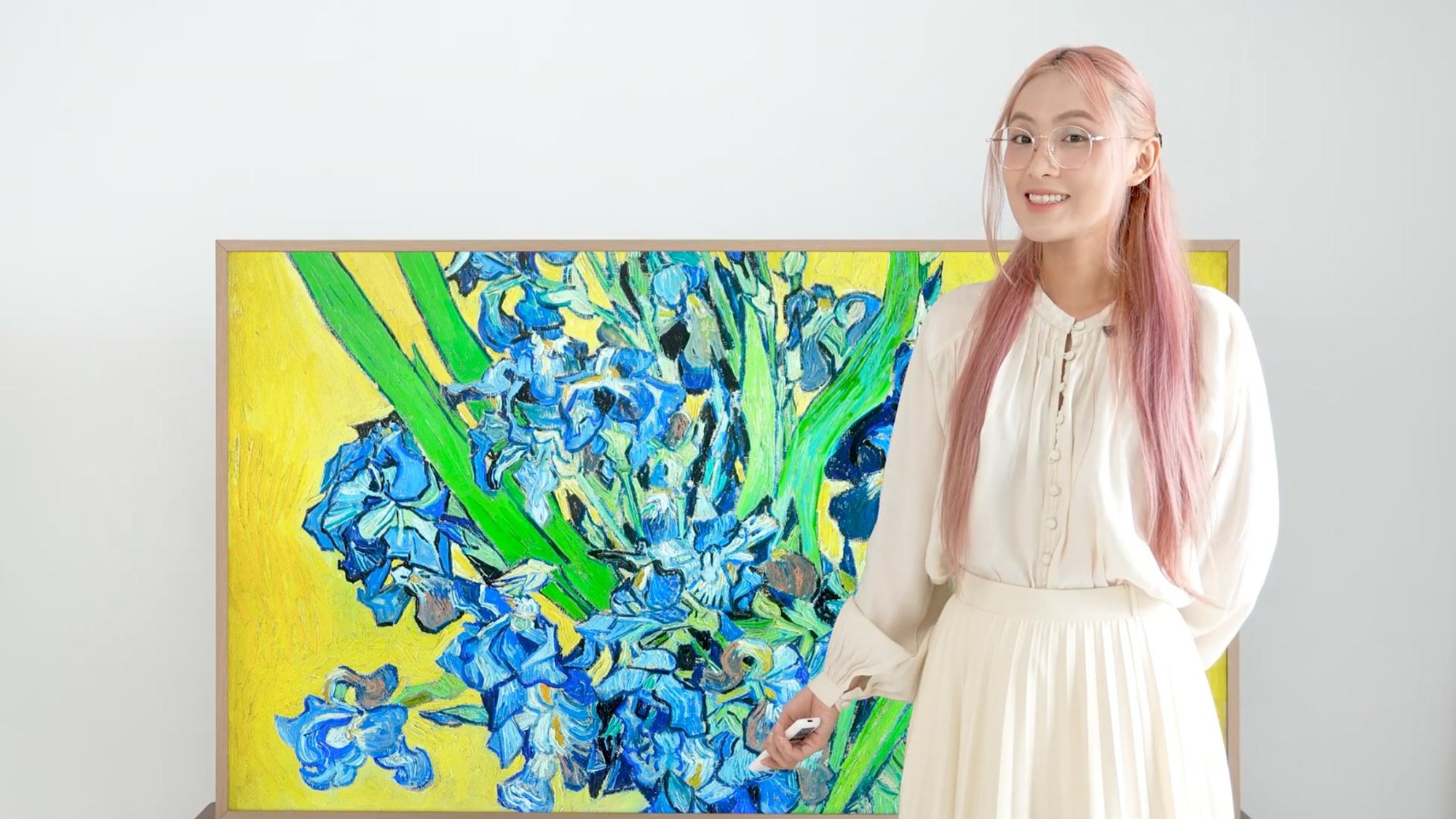 Tính năng tạo hình nền AI trên TV The Frame