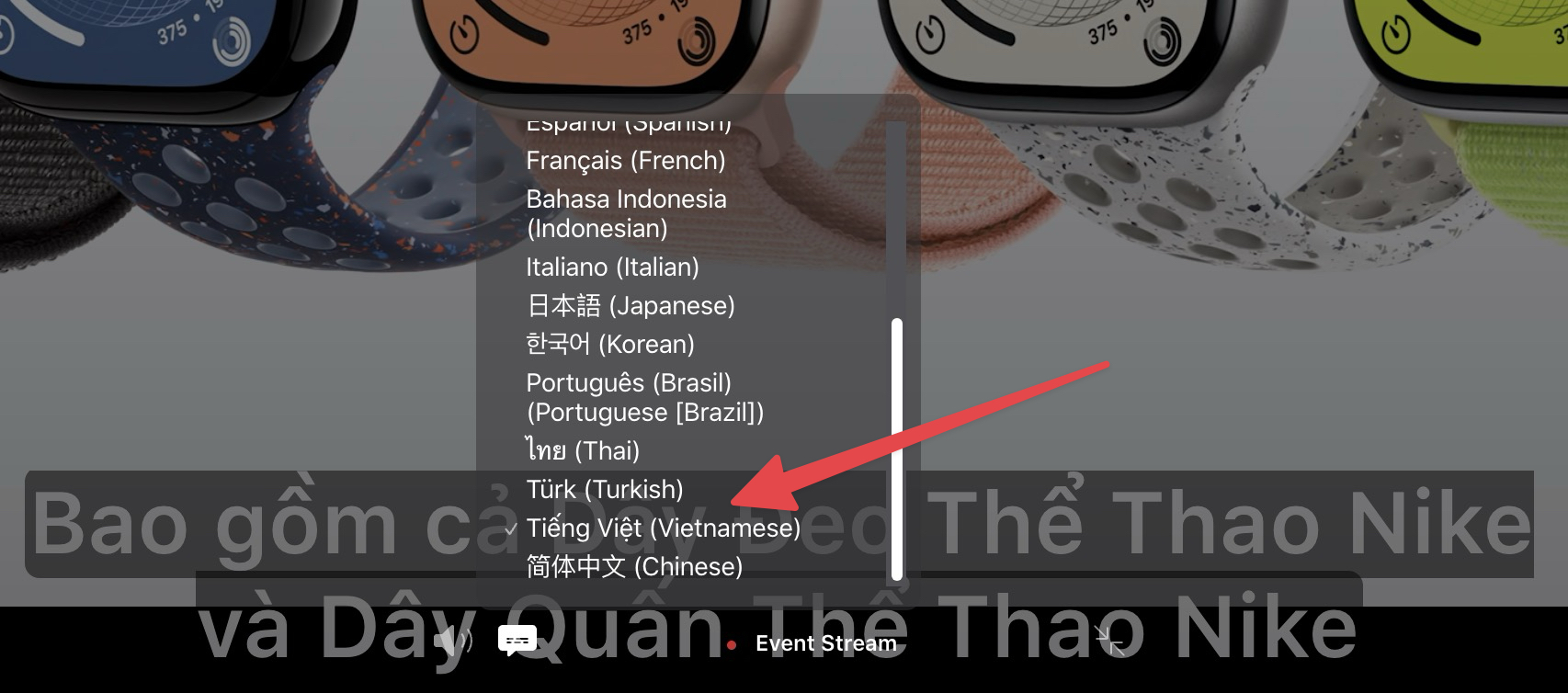 CleanShot 2025-09-10 at 12 .22.55@2x.jpg Apple hỗ trợ phụ đề tiếng Việt khi xem livestream ra mắt iPhone 17