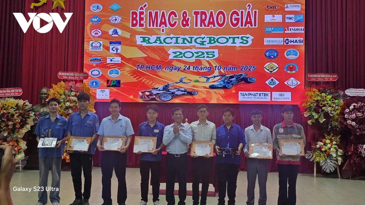 Ban tổ chức trao giải cho các đội Trao giải cho các đội thi