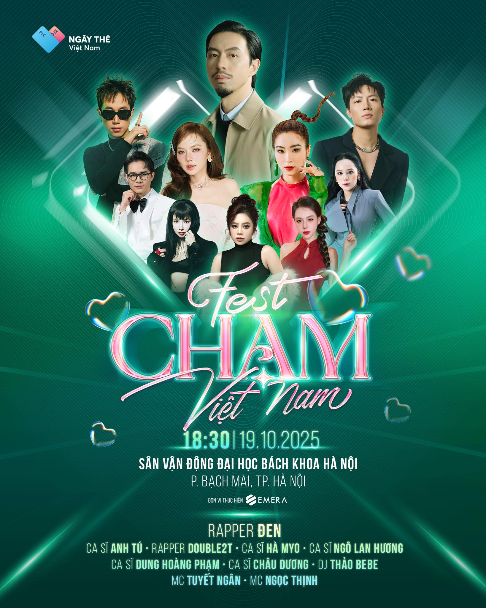 NAPAS tặng vé miễn phí đêm nhạc Chạm Việt Nam tại Sóng Festival Đêm nhạc Chạm Việt Nam tại Sóng Festival