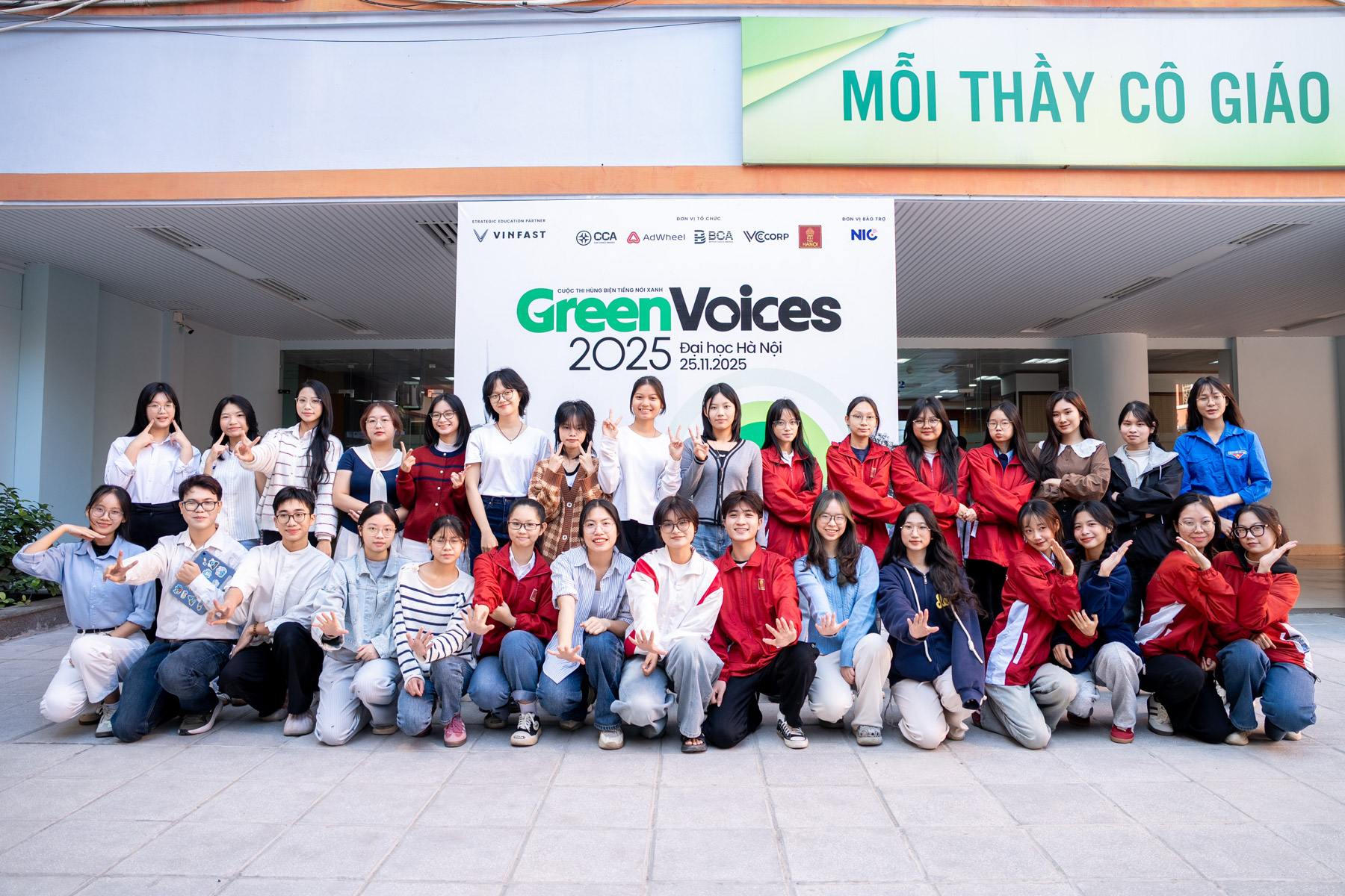 Green Voices tại Đại học Hà Nội Sinh viên tham gia Green Voices