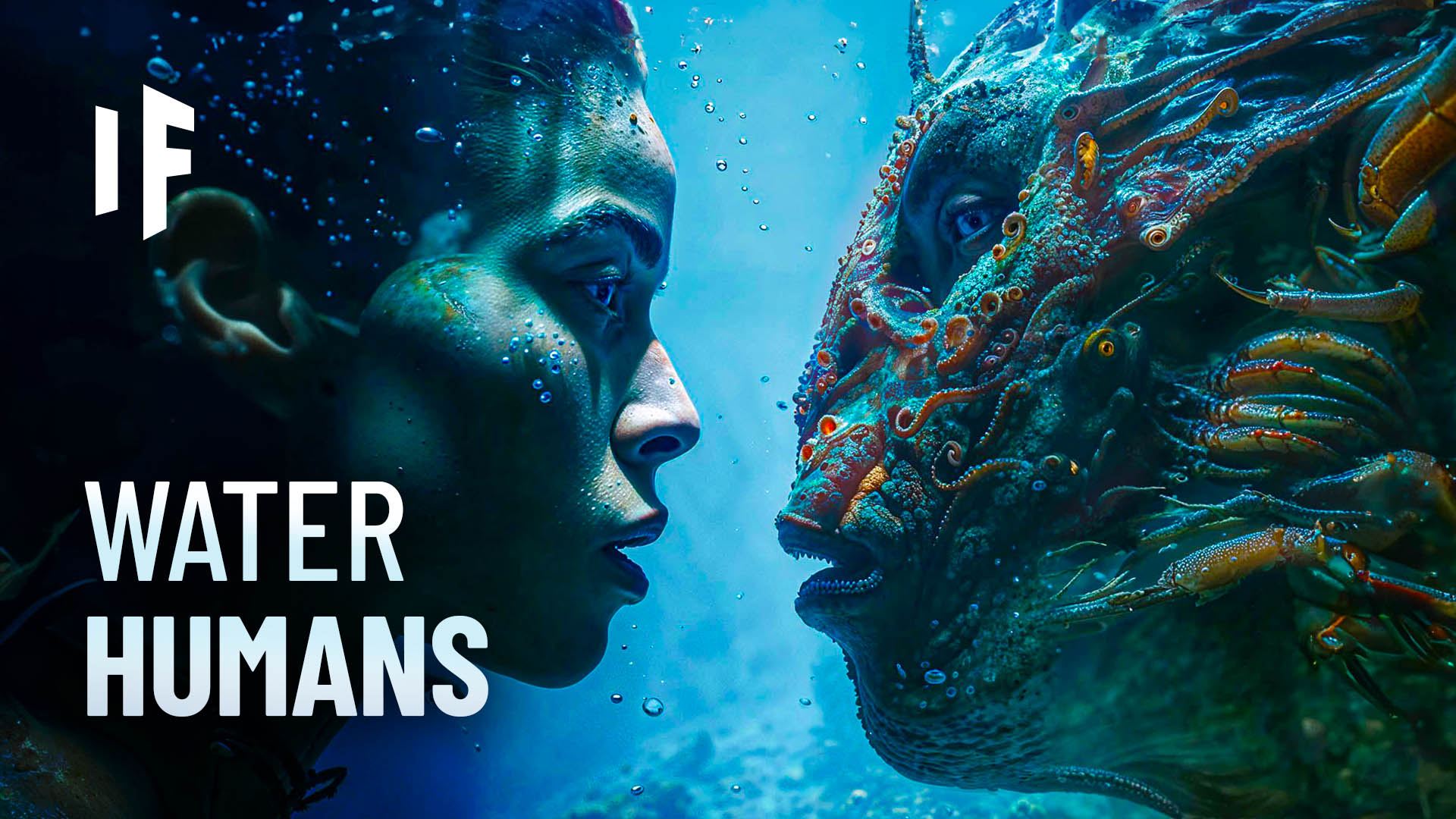 Con người sẽ trông như thế nào nếu sự tiến hóa đưa chúng ta trở lại dưới nước?- Ảnh 1. Minh họa con người tiến hóa sống dưới nước