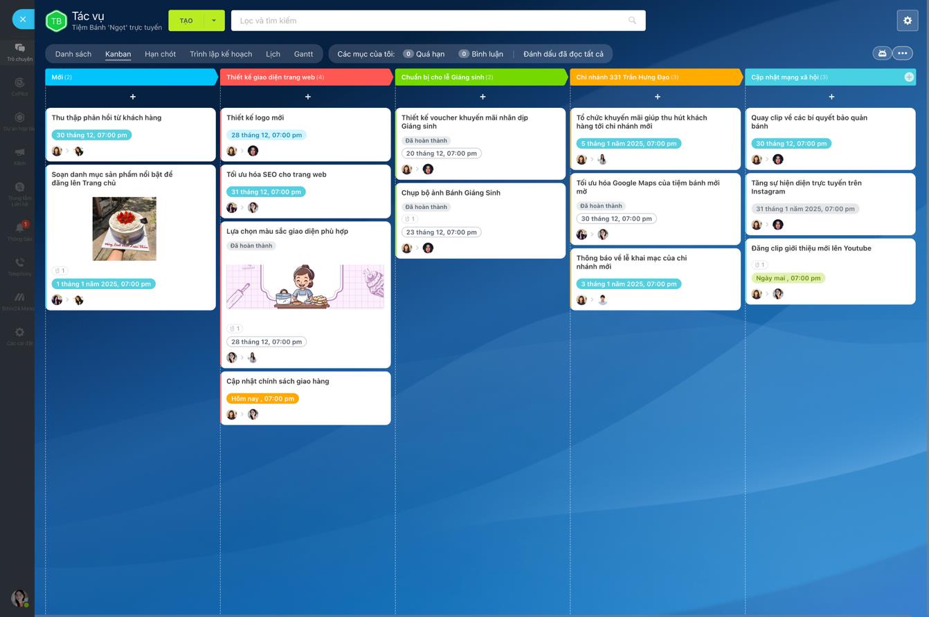 Tăng tốc làm việc từ xa trên mọi giai đoạn: từ chat nhóm tới bàn giao sản phẩm- Ảnh 3. Bảng tác vụ và báo cáo minh bạch trong quản lý công việc