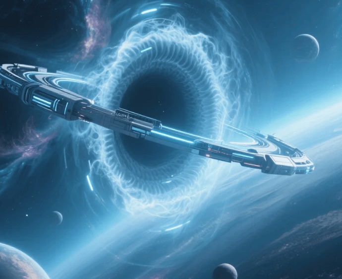 Lỗ sâu theo mô hình thuyết tương đối tổng quát Hình ảnh minh họa lỗ sâu như đường hầm không-thời gian